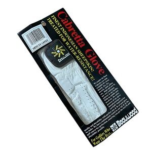 Beauwood Cabretta Sheepskin Golf Glove LEFT HAND White NEW